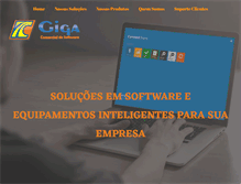 Tablet Screenshot of gigaautomacao.com